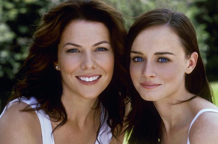 Primo piano di Lauren Graham e Alexis Bledel