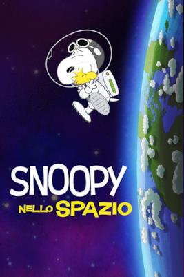 Poster Snoopy nello spazio