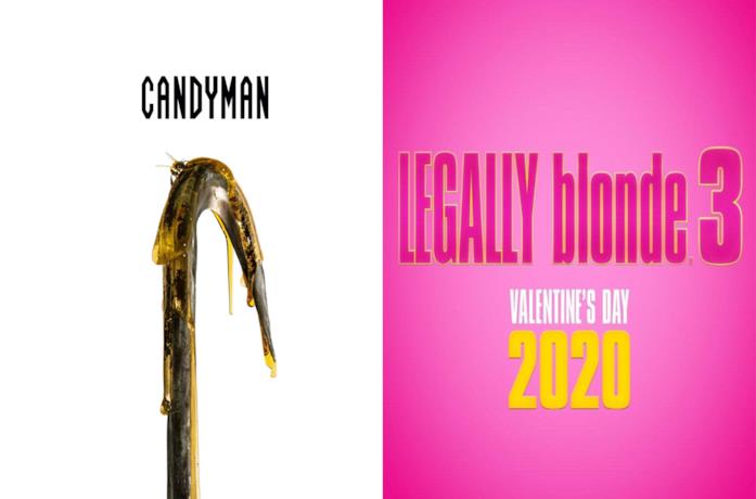 I poster di Candyman e Legally Blonde 3