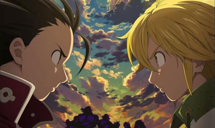 The Seven Deadly Sins Meliodas e Zeldris Meliodas Zeldris seconda stagione