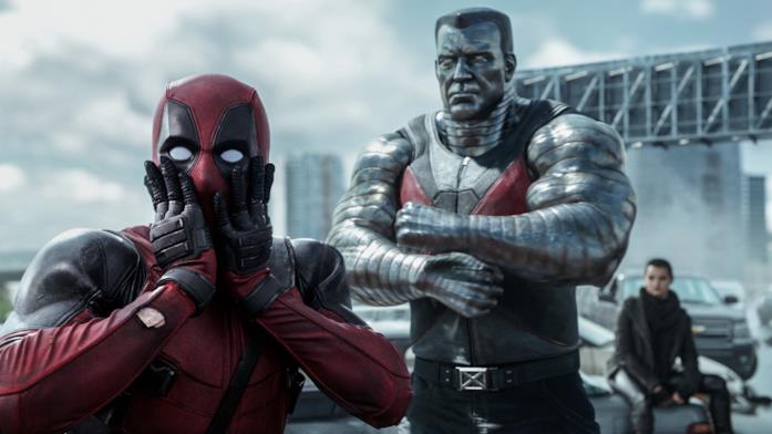 Una scena di Deadpool