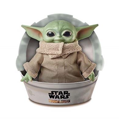 Disney Star Wars Baby Yoda di The Mandalorian, da 28 cm, Peluche Giocattolo per Bambini 3+ Anni, GWD85