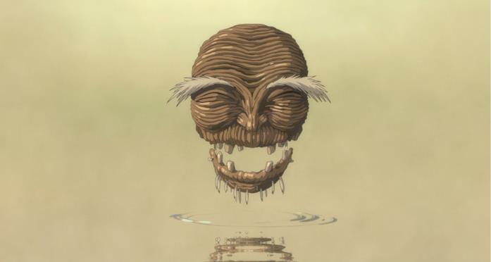 Lo spirito del fiume Lo spirito del fiume, libero dall'inquinamento, ringrazia Chihiro