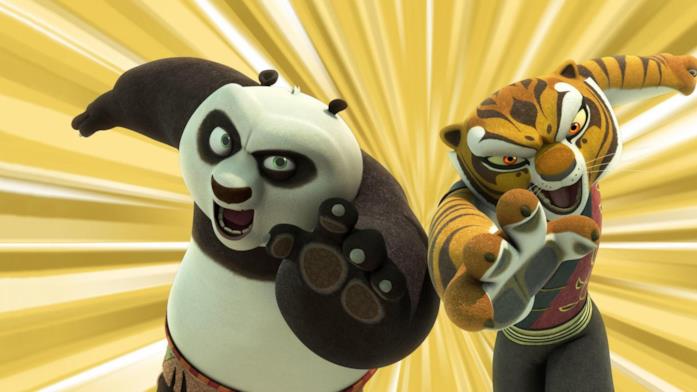 Po con Tigre nella serie TV Po con Tigre