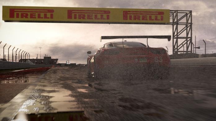 Una Ferrari sfreccia sulle piste di Project CARS 2