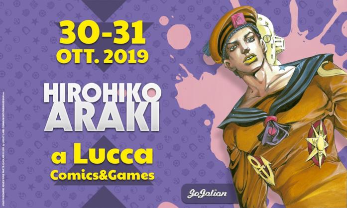 Araki a Lucca 2019 Jojolion Star comics