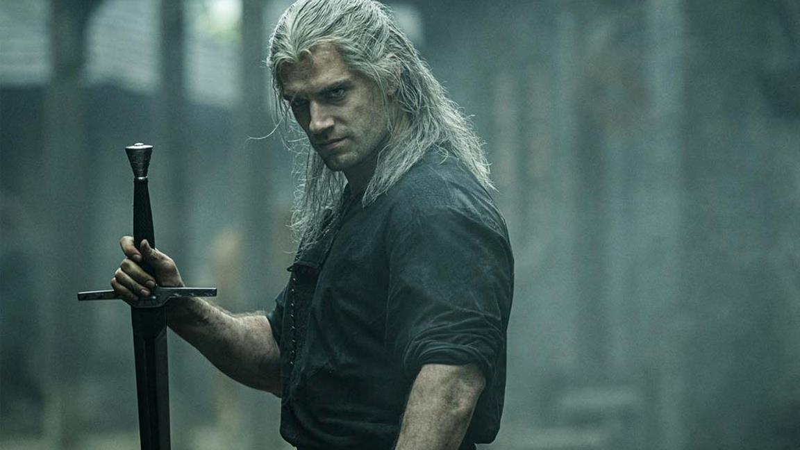 Geralt nella serie The Witcher