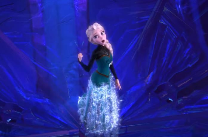 Let It Go Una scena di Frozen - Il regno di ghiaccio