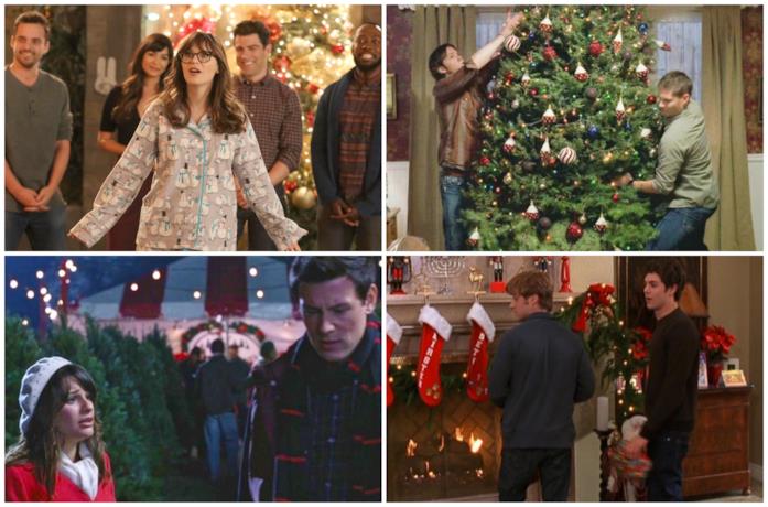 Alcune scene di New Girl, Supernatural, Glee e The O.C.