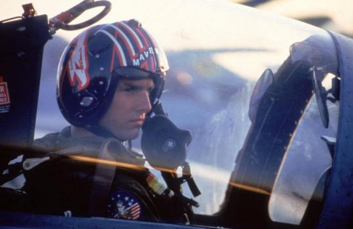 Top Gun, il dietro le quinte del film Tom Cruise nell'abitacolo di un F-14