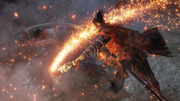 Sekiro: Shadows Die Twice, Hidetaka Miyazaki assicura che sarà difficilissimo nonostante la resurrezione Un combattimento in Sekiro: Shadows Die Twice