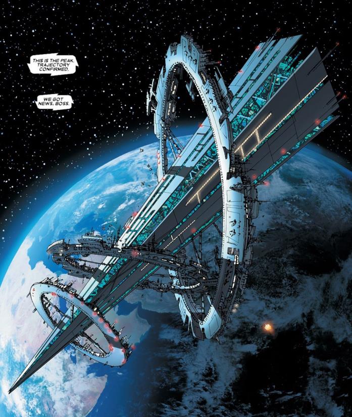 S.W.O.R.D. La base dello S.W.O.R.D. in una tavola Marvel Comics