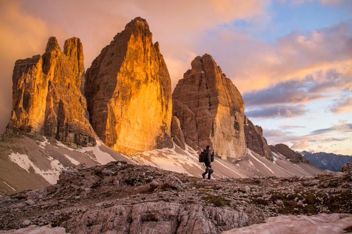 Un passo dal cielo: ambientazioni e location Le Tre Cime di Lavaredo simbolo delle Dolomiti