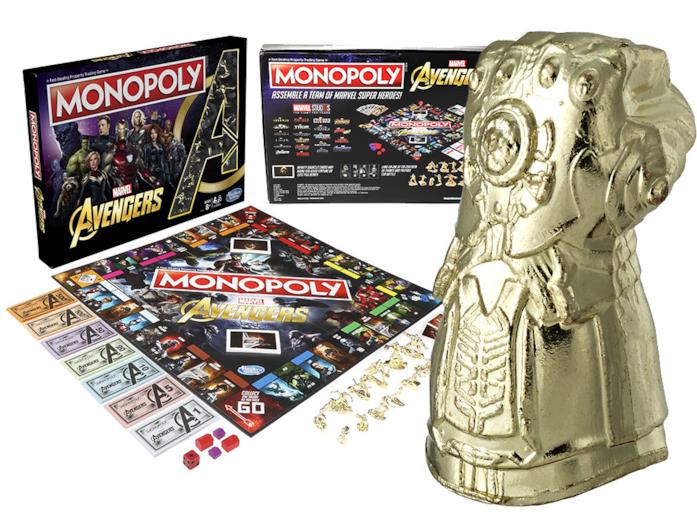 Il prossimo film della Marvel Avengers: Endgame ha ispirato una nuova versione del Monopoly