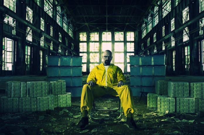 Walter White in una foto promozionale di Breaking Bad