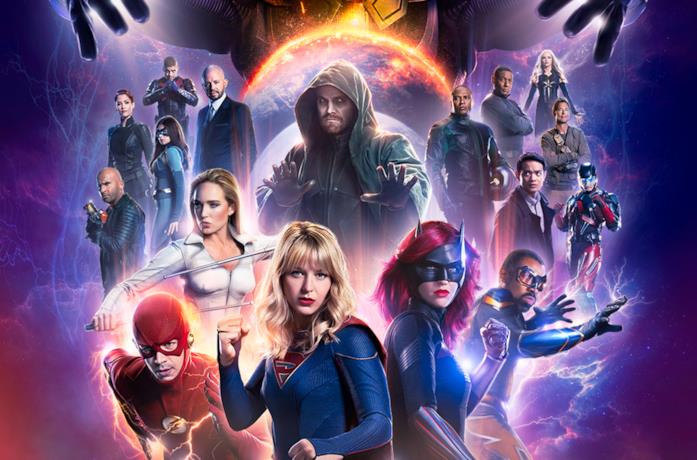 Poster del crossover Crisis on Infinite Earths