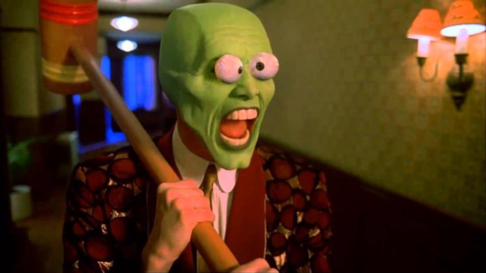 The Mask, personaggio interpretato da Jim Carrey Una scena di The Mask - Da zero a mito