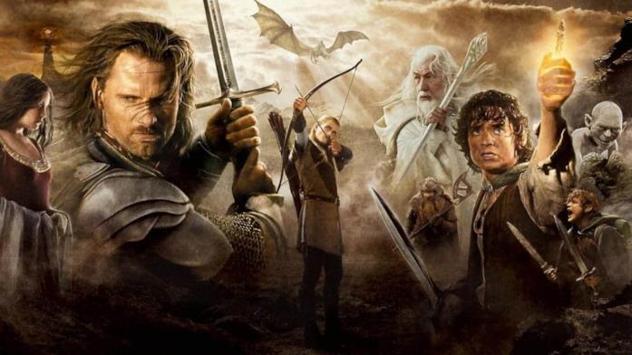 Un'immagine promozionale dei film de Il Signore degli Anelli