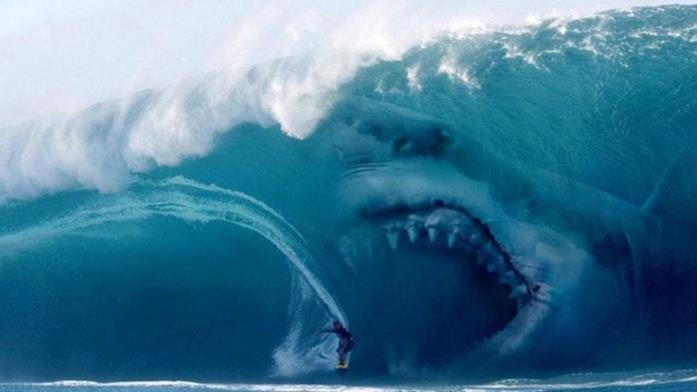 Il Megalodonte del film Shark - Il Primo Squalo