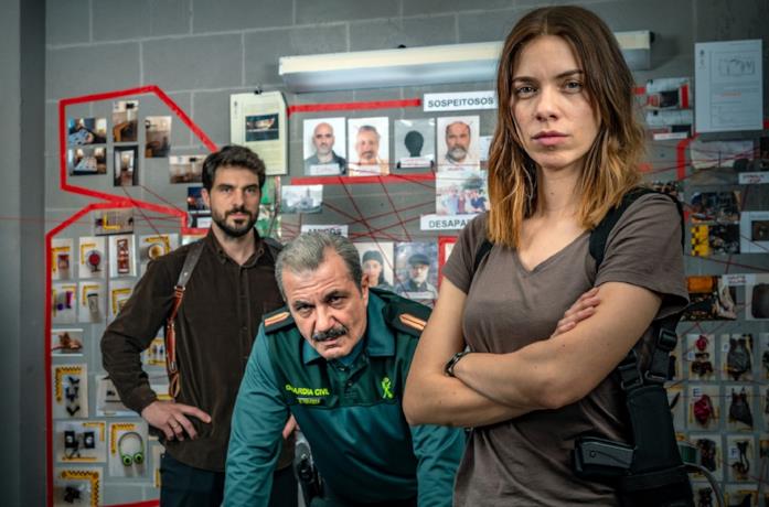 I tre protagonisti della serie spagnola Il sapore delle margherite