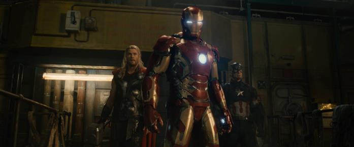 In Avengers: Age of Ultron era stata anticipata la morte di Capitan America e Iron Man? Thor, Iron Man e Capitan America in Avengers: Age of Ultron