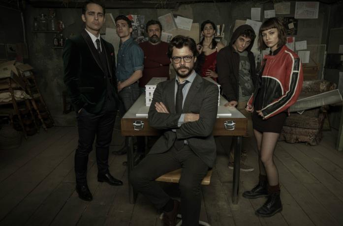 Una scena de La Casa di Carta