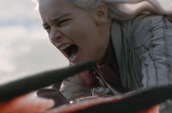 Emilia Clarke in Game of Thrones 8x04