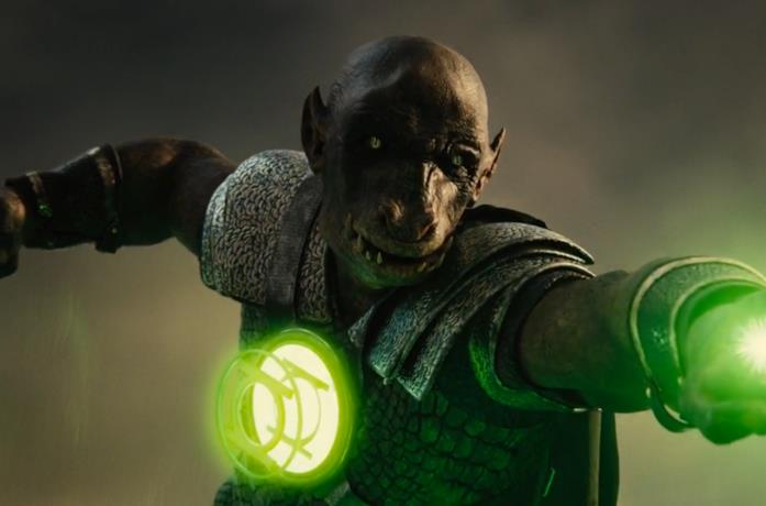 Una Lanterna Verde che appare nella Snyder's Cut