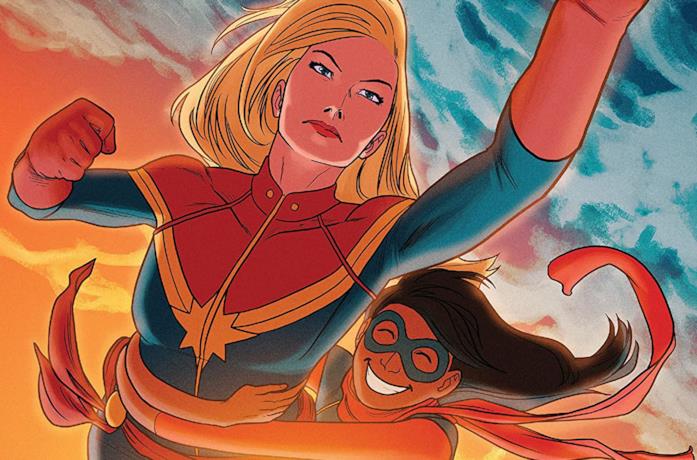 Dettaglio della cover di Ms. Marvel #17