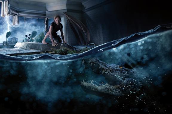 Una scena di Crawl - Intrappolati
