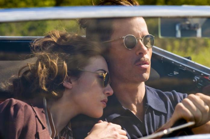 Kate Winslet e Guy Pearce in Mildred Pierce Primo piano di Kate Winslet e Guy Pearce