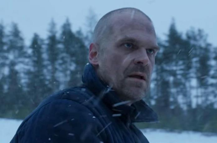 David Harbour è Jim Hopper nel teaser Dalla Russia con amore Jim Hopper si trova in Russia in Stranger Things 4