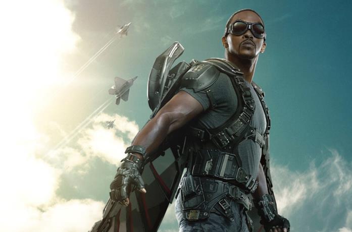 Un'immagine di Anthony Mackie come Falcon