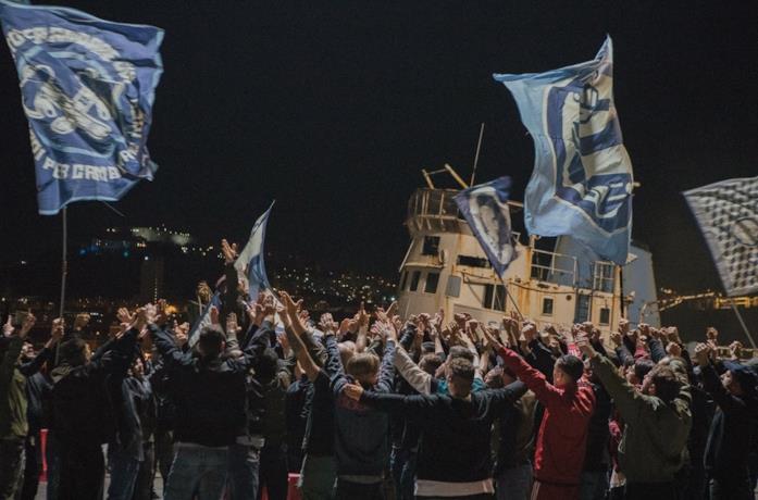 Una scena del film Ultras ambientata a Pozzuoli