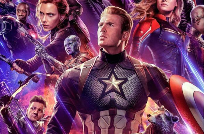 Un'immagine dei Vendicatori nel poster di Avengers: Endgame