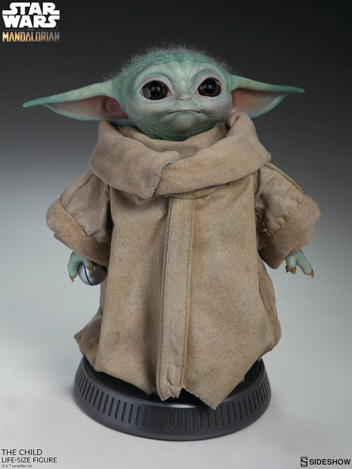Baby Yoda, pupazzo a grandezza naturale Baby Yoda, action figures scala 1:1