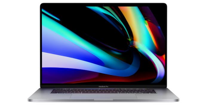 Immagine stampa dell'ultimo MacBook Pro 16" di Apple