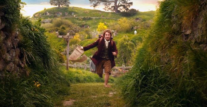 Martin Freeman nei panni di Bilbo