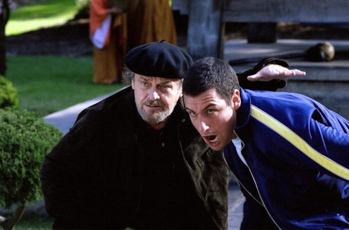 Jack Nicholson e Adam Sandler in Terapia d'urto Terapia d'urto