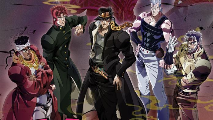 Le Bizzarre Avventure di Jojo: Stardust Crusaders Jotaro Kujo e gli altri protagonisti serie 3