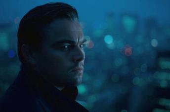 Leonardo DiCaprio in una scena del film inception
