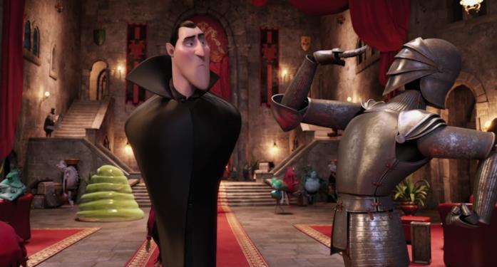 Lo spaventoso Conte Dracula Drac, il protagonista della saga in una scena del primo capitolo