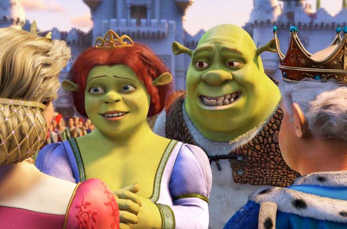 Shrek e Fiona in Shrek 2