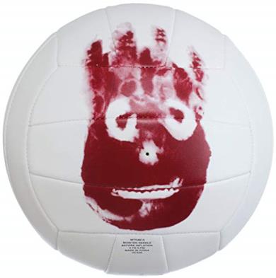 Wilson, Palla da pallavolo, Castaway, Bianco, Mr. Wilson, Pelle sintetica, WTH4615XDEF