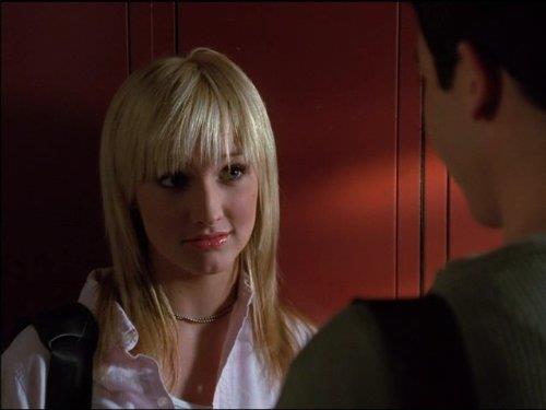 Ashlee Simpson in una scena di Settimo Cielo Ashlee Simpson è Cecilia in Settimo Cielo