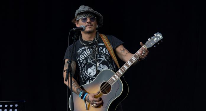 Johnny Depp al Festival di Glastonbury