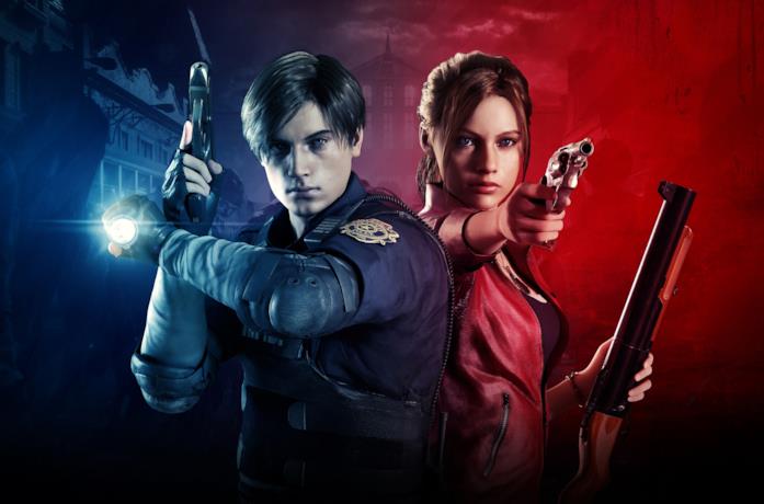 Leon e Claire nel remake di Resident Evil 2