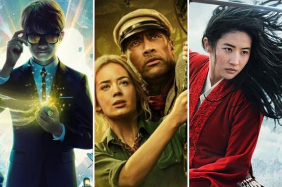 Da sinistra: Artemis Fowl, Jungle Cruise, Mulan