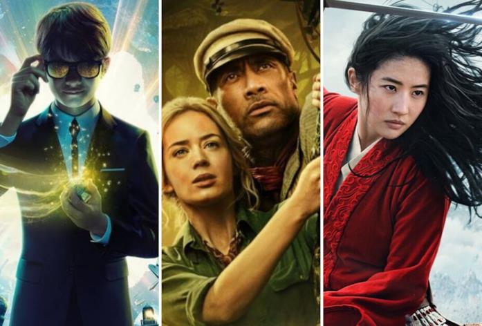 Da sinistra: Artemis Fowl, Jungle Cruise, Mulan