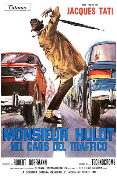 Poster Monsieur Hulot nel caos del traffico